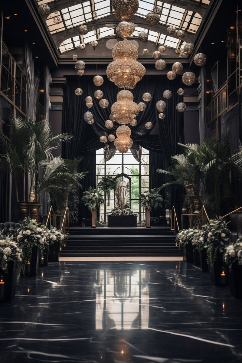 Black Wedding Ideas Chic and Elegant Themes for Your Special Day OMG