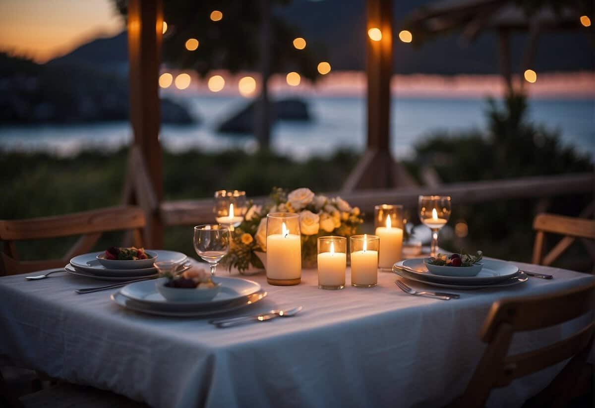 A cozy dinner for two with candles and flowers, a scenic outdoor picnic, or a romantic weekend getaway by the beach