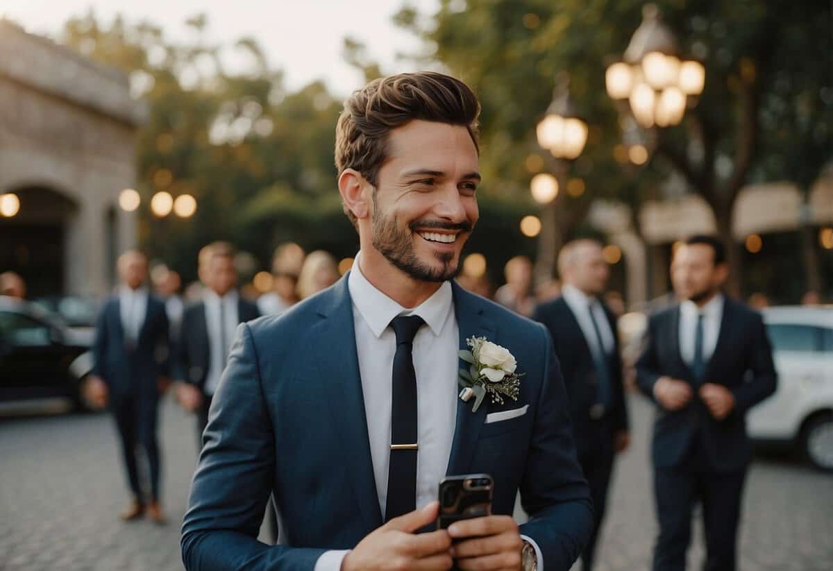 The best man pays for the bachelor party, transportation, and accommodations for the groomsmen. He also takes care of the groom's attire and wedding ring