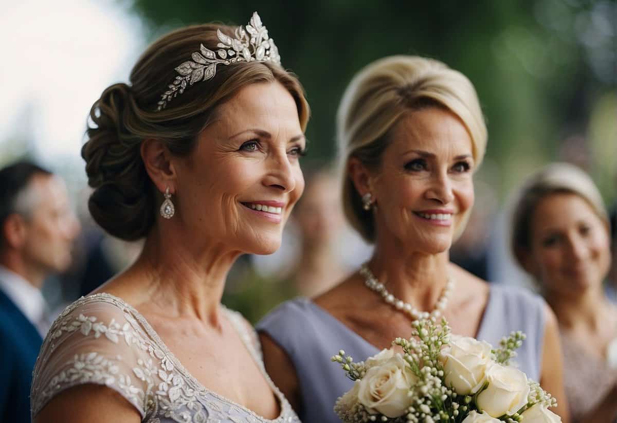 The mother of the bride should not overshadow her daughter or steal the spotlight