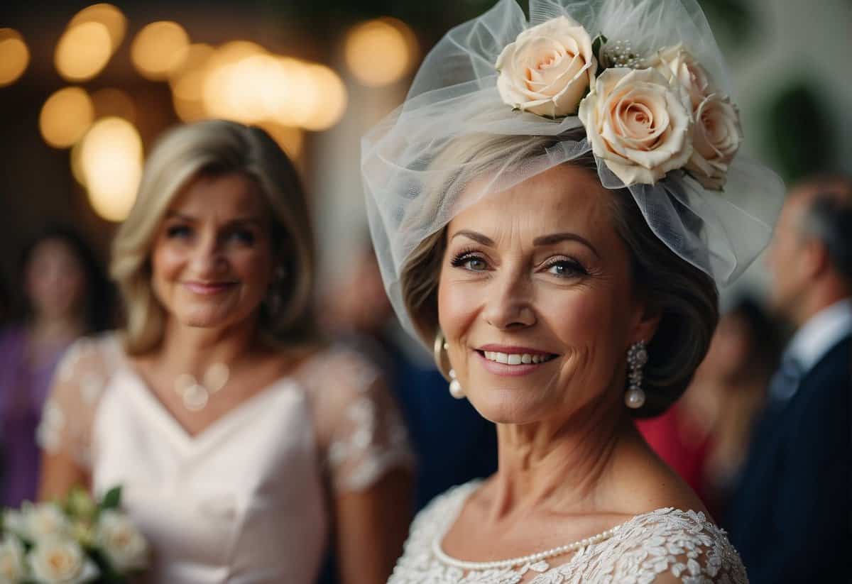 The mother of the bride should not overshadow or outshine the bride on her wedding day
