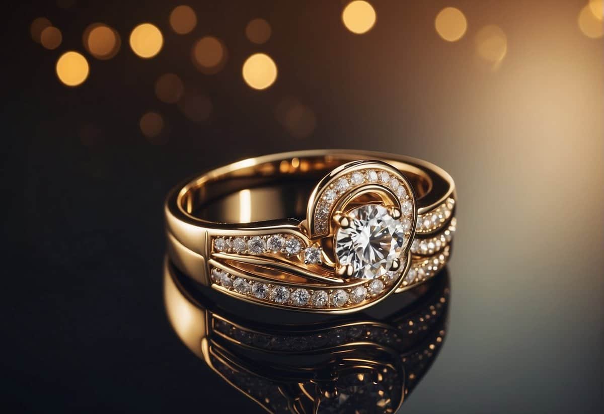 A wedding ring placed on a finger is a common symbol of marriage