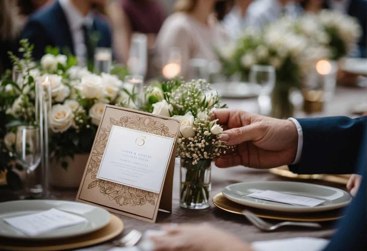 Guests receiving wedding invitations but not reception ones