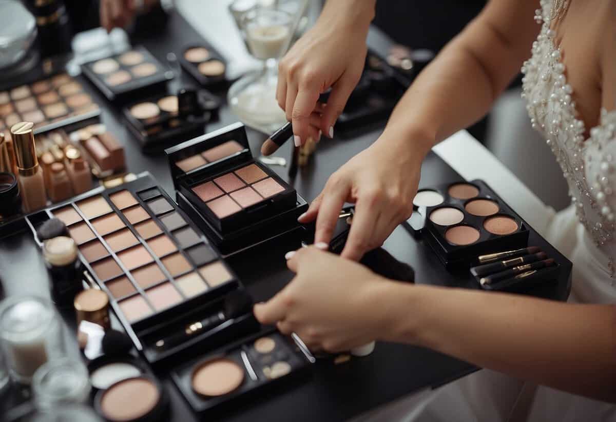 Bridal makeup costs more due to specialized products and techniques. A makeup artist works with high-end products and spends extra time perfecting the bride's look