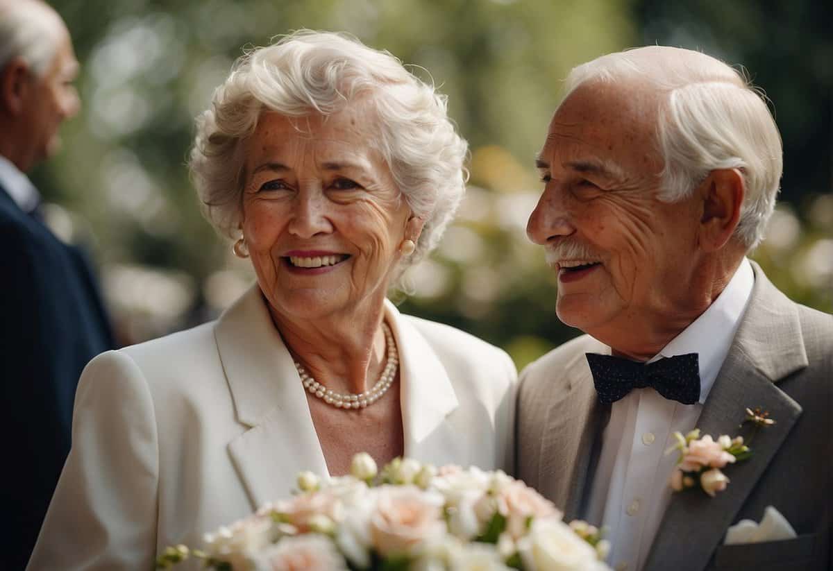 Couples celebrating wedding anniversaries in their later years