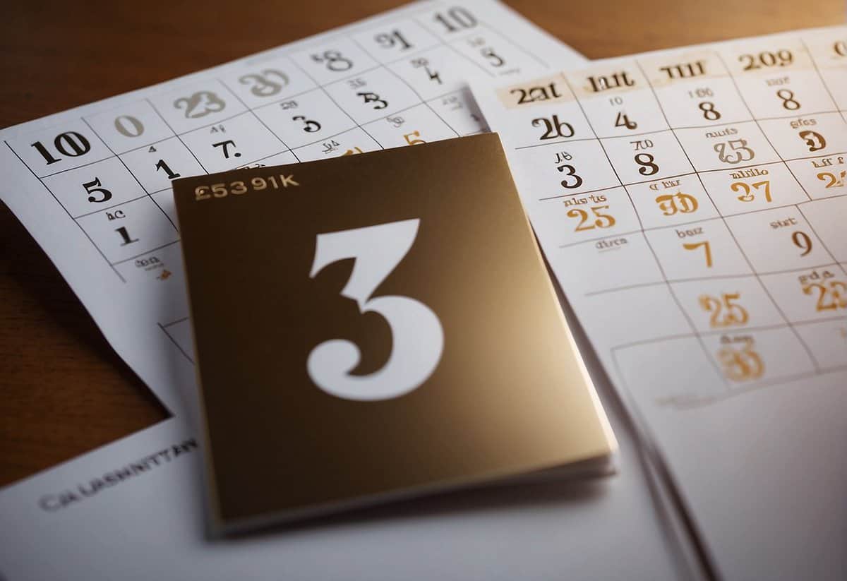 A woman sits in front of a calendar, staring at the number 35. A wedding ring is placed on the table, surrounded by a series of question marks