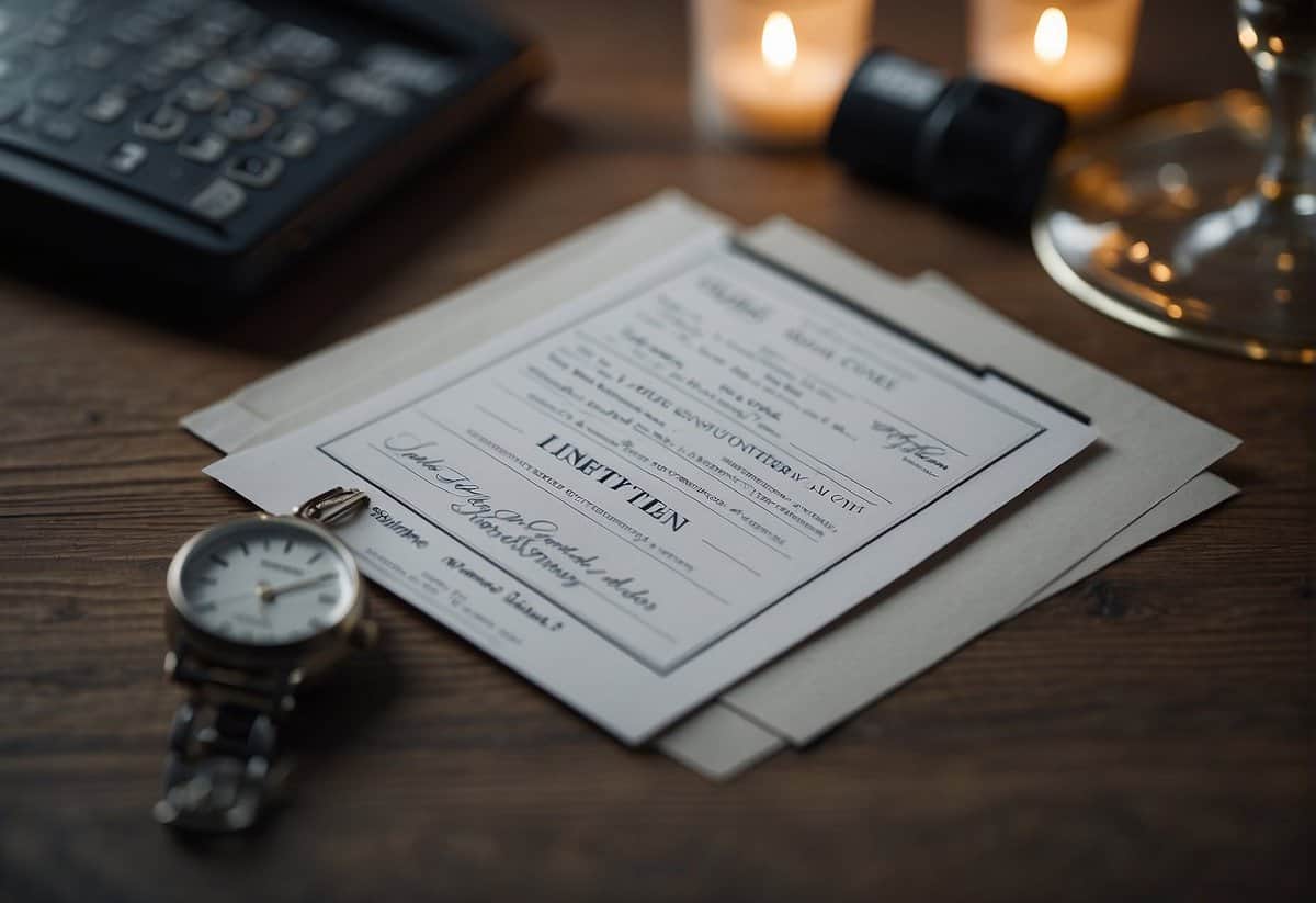 A wedding invitation lies unopened on a cluttered table, while a phone screen shows missed calls and unread messages from disappointed loved ones