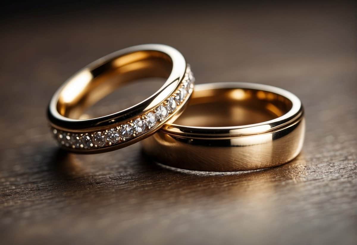 A ring on the right ring finger may symbolize marriage or commitment