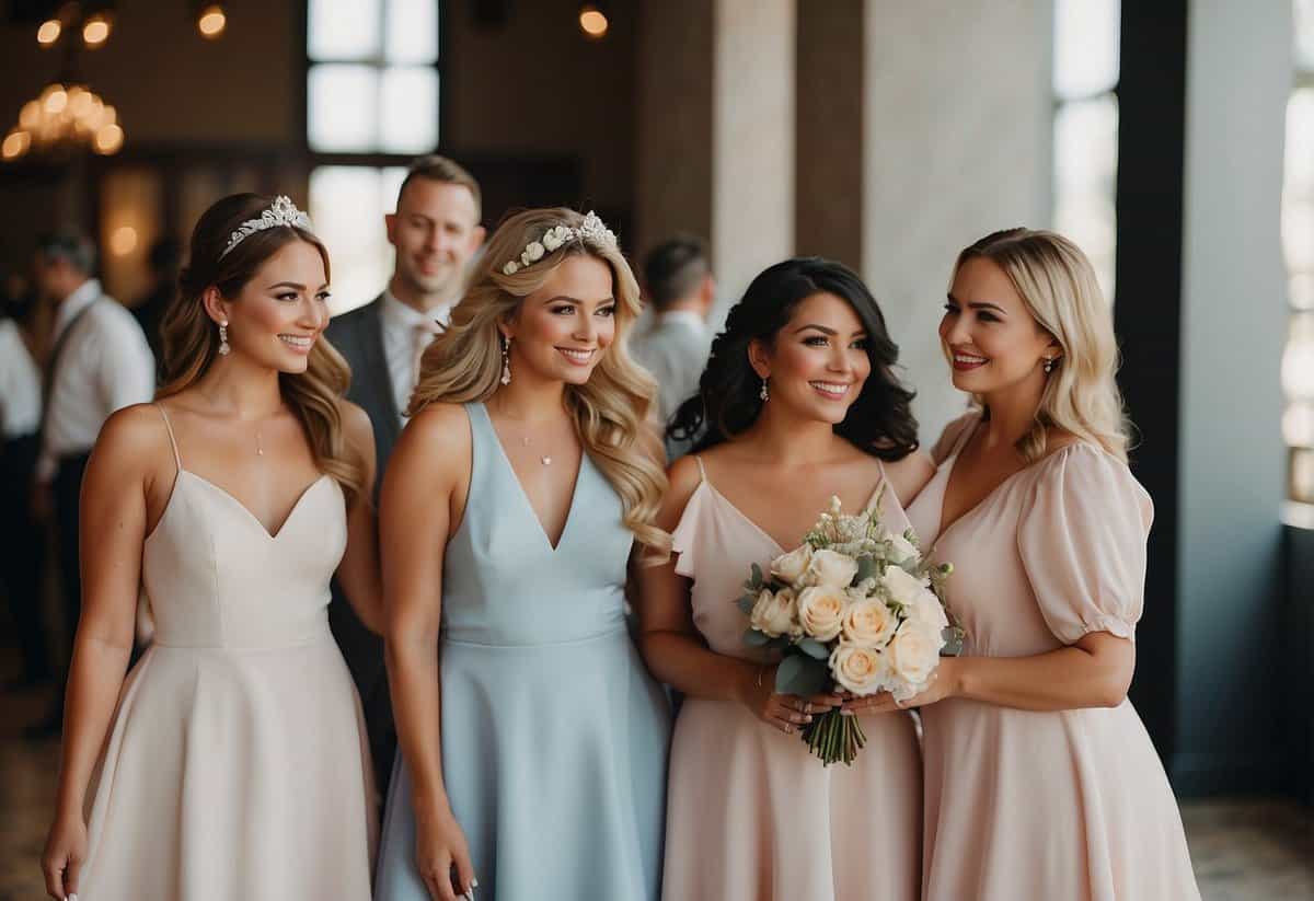 A maid of honor pays for the bridal shower, bachelorette party, and her own attire for the wedding