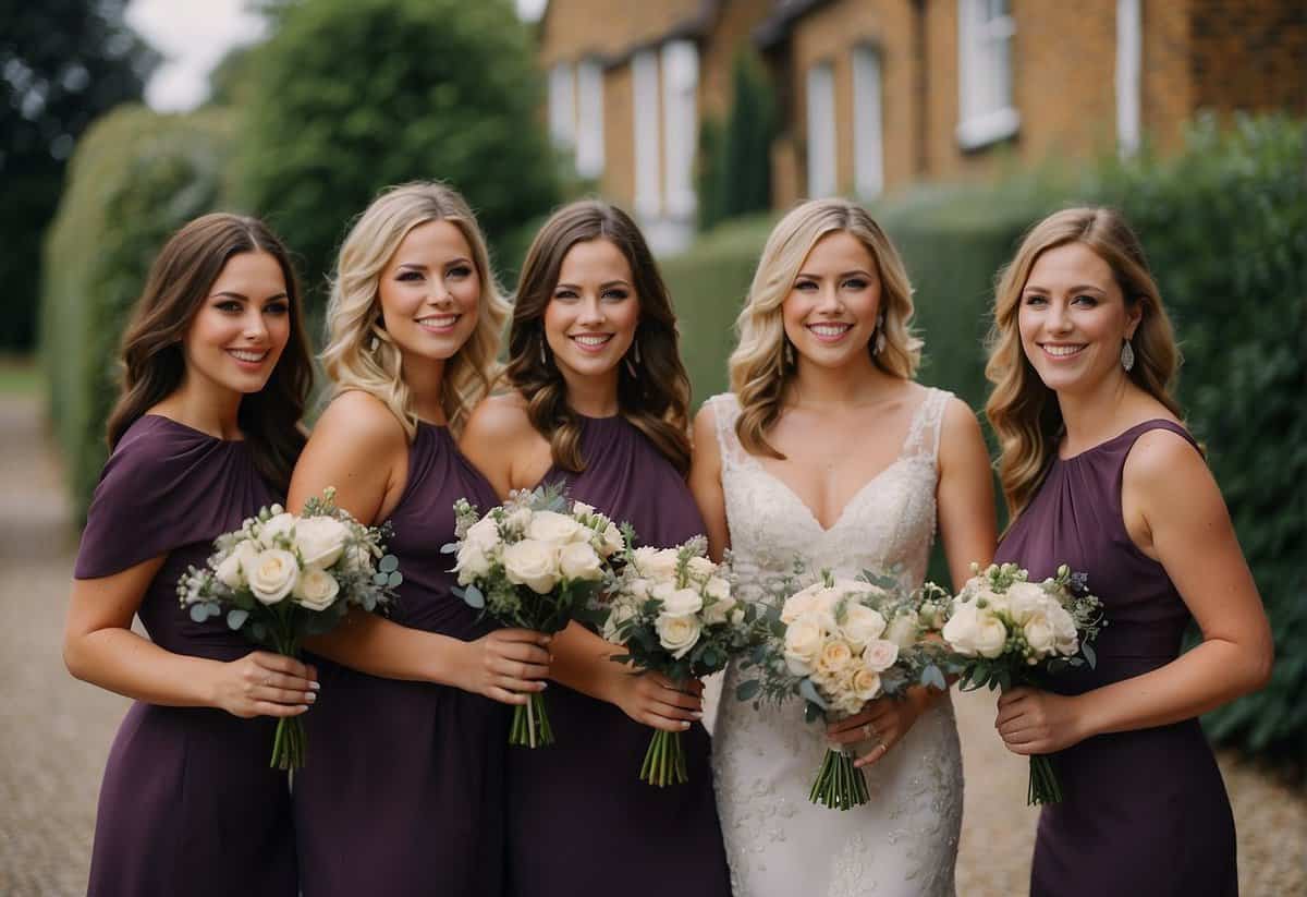 Bridesmaids purchase their own dresses in the UK