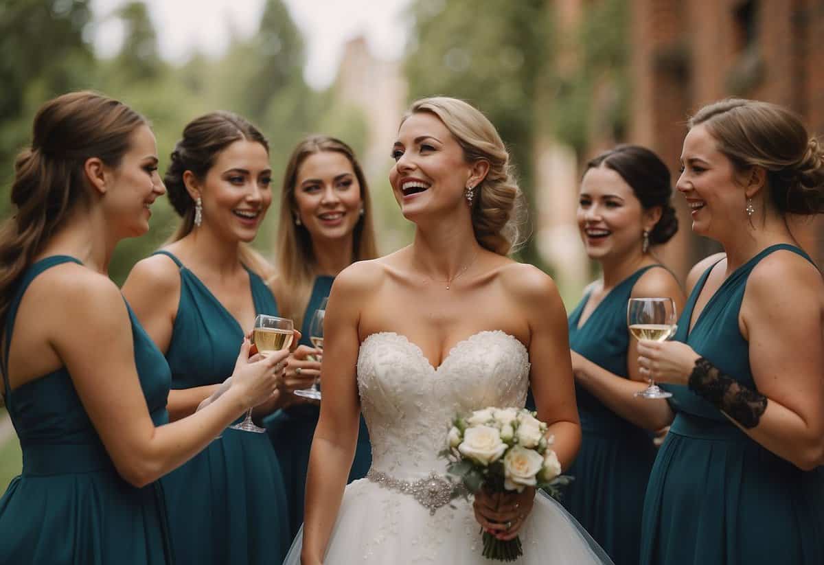 A bride telling her bridesmaids to lose weight for the wedding