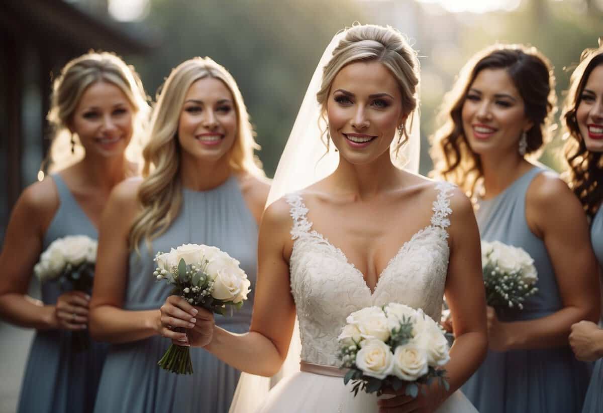 A bride dismisses cost concerns to her bridesmaids