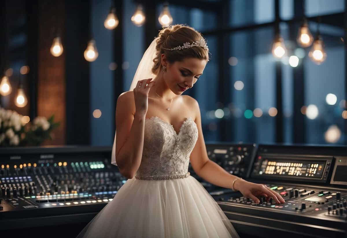 Brides compile playlist for DJ, noting song requests