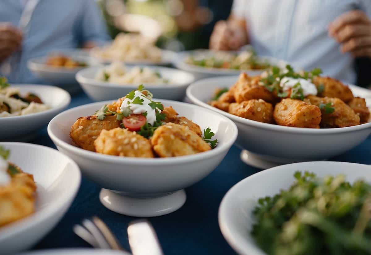 Guests request smaller portions at a wedding food tasting