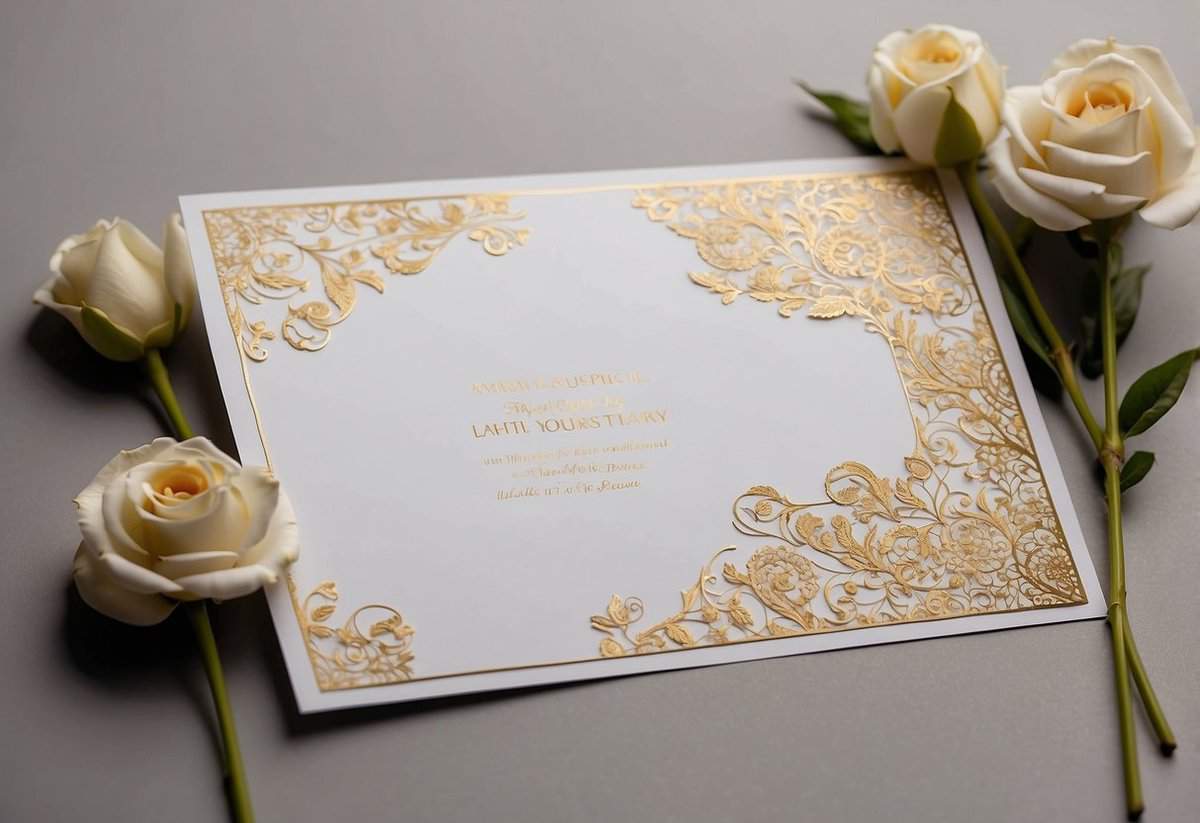 A wedding invitation with a plus one option and a split bill