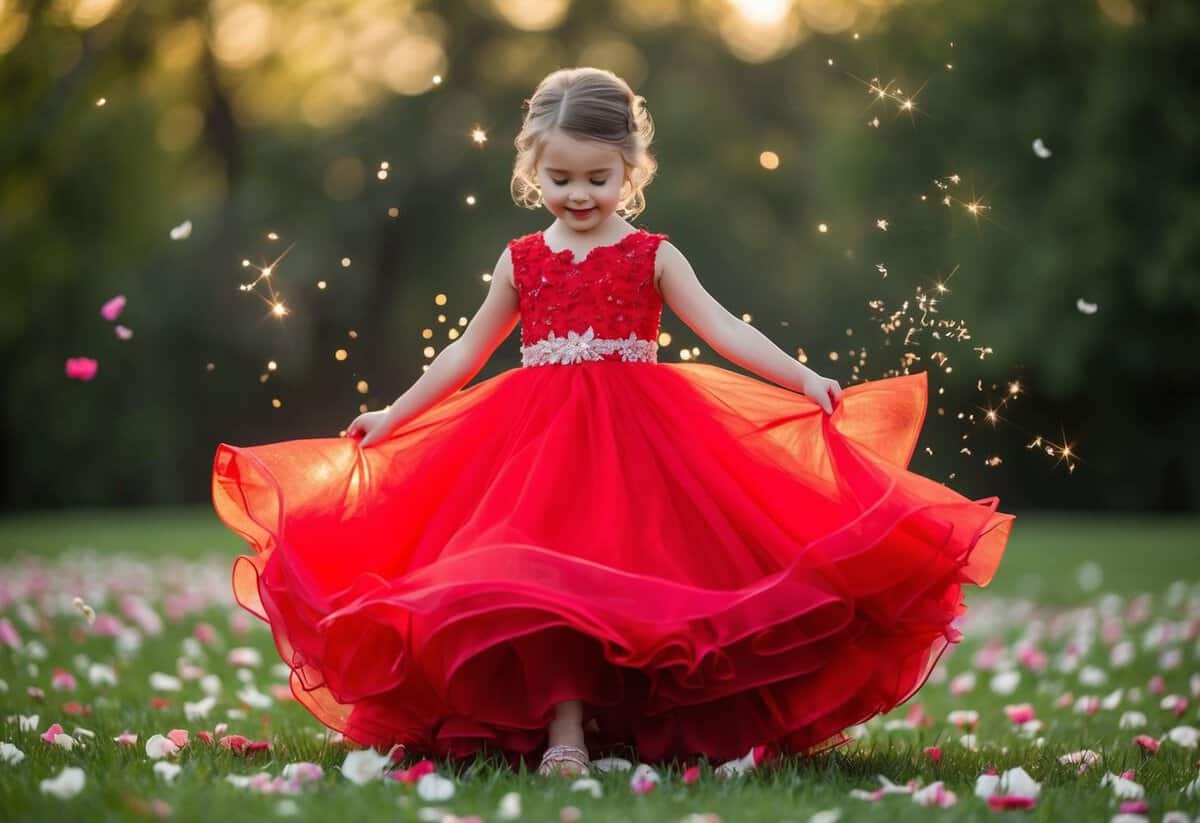 7 Red Wedding Dress Ideas for Kids: Fun and Stylish Options