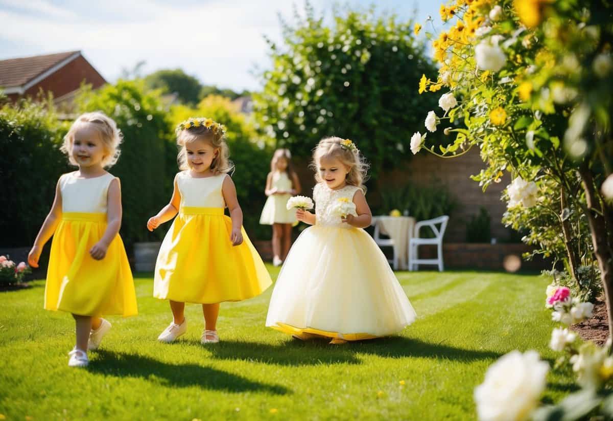 7 Yellow Wedding Dress Ideas for Kids: Bright and Beautiful Options