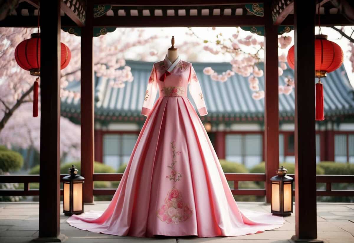 7 Pink Korean Wedding Dress Ideas for a Dreamy Celebration