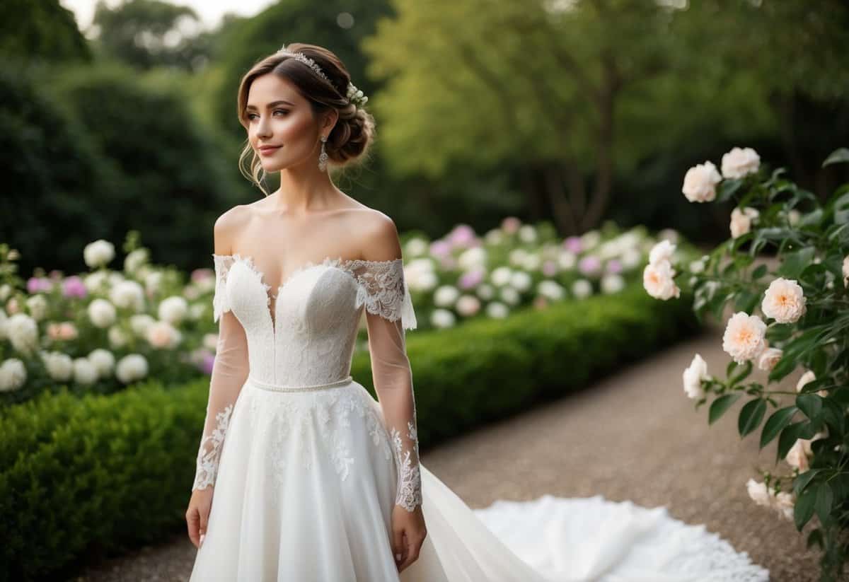 7 Off the Shoulder Wedding Dress Ideas for a Stunning Bridal Look