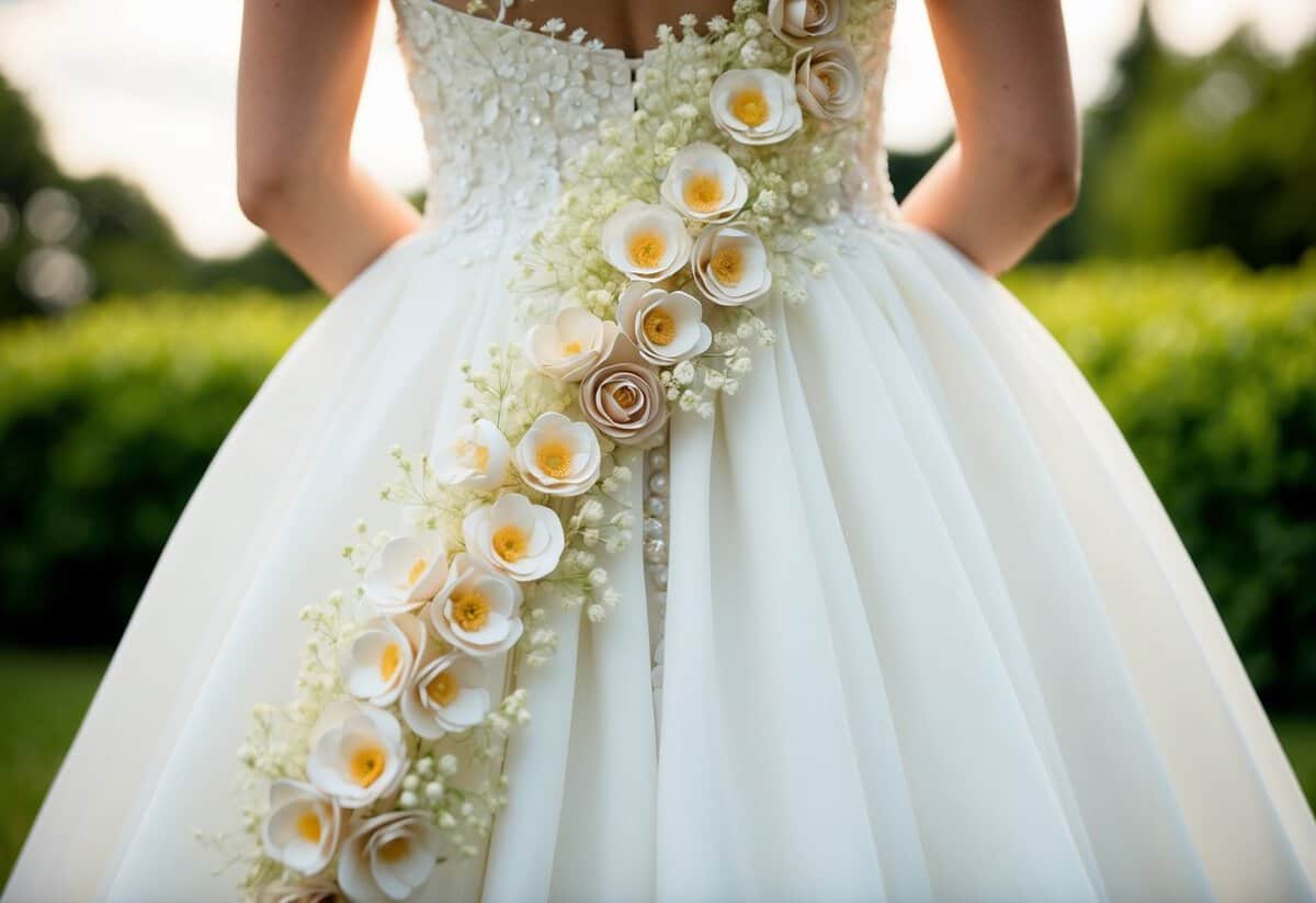 7 Wedding Dresses with 3D Flowers to Make Your Day Bloom