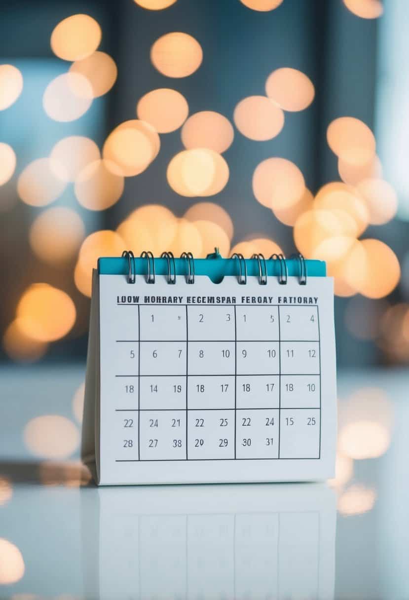 A calendar with highlighted months of low cost