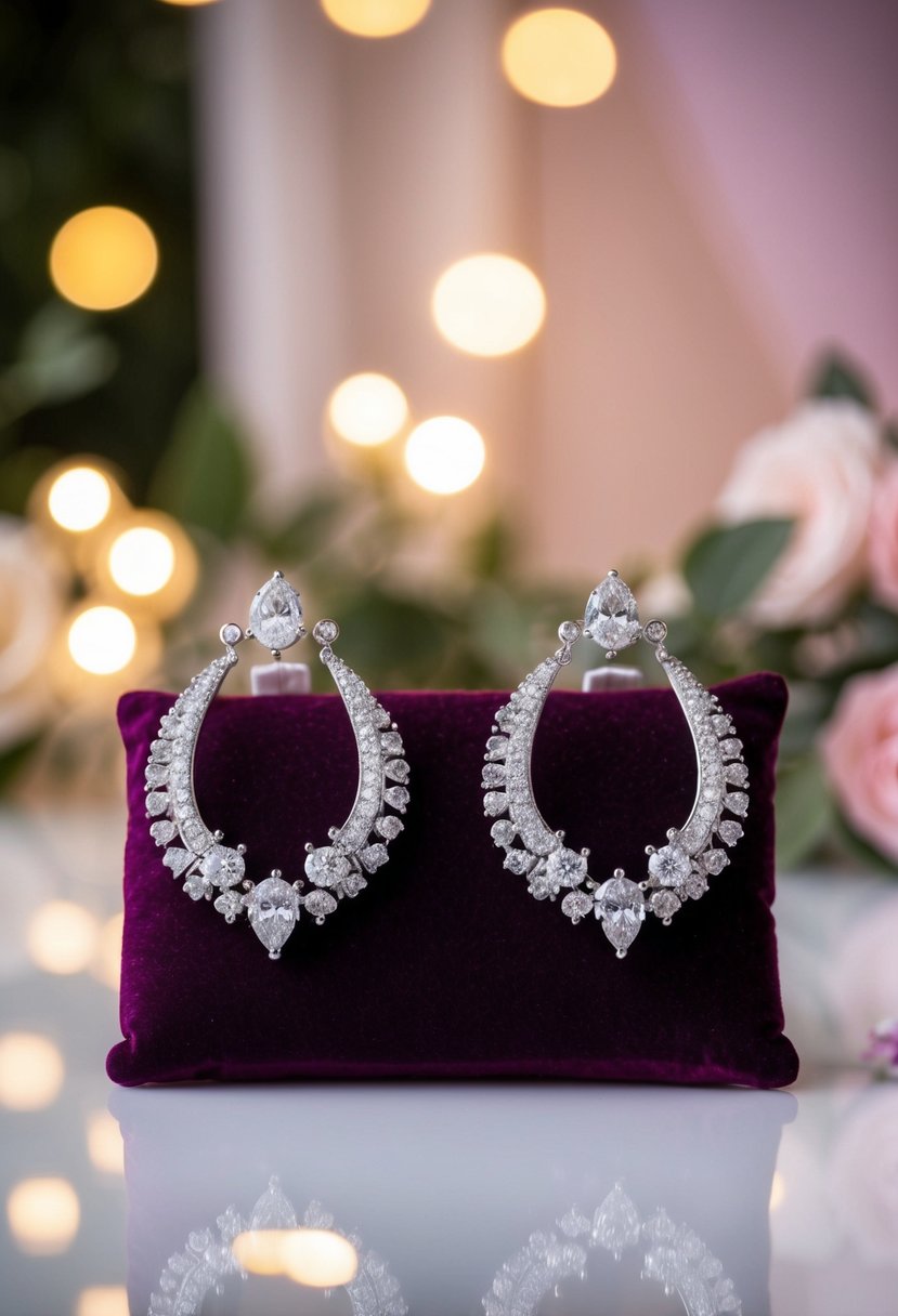 9+ Silver Wedding Earring Ideas for a Stunning Look