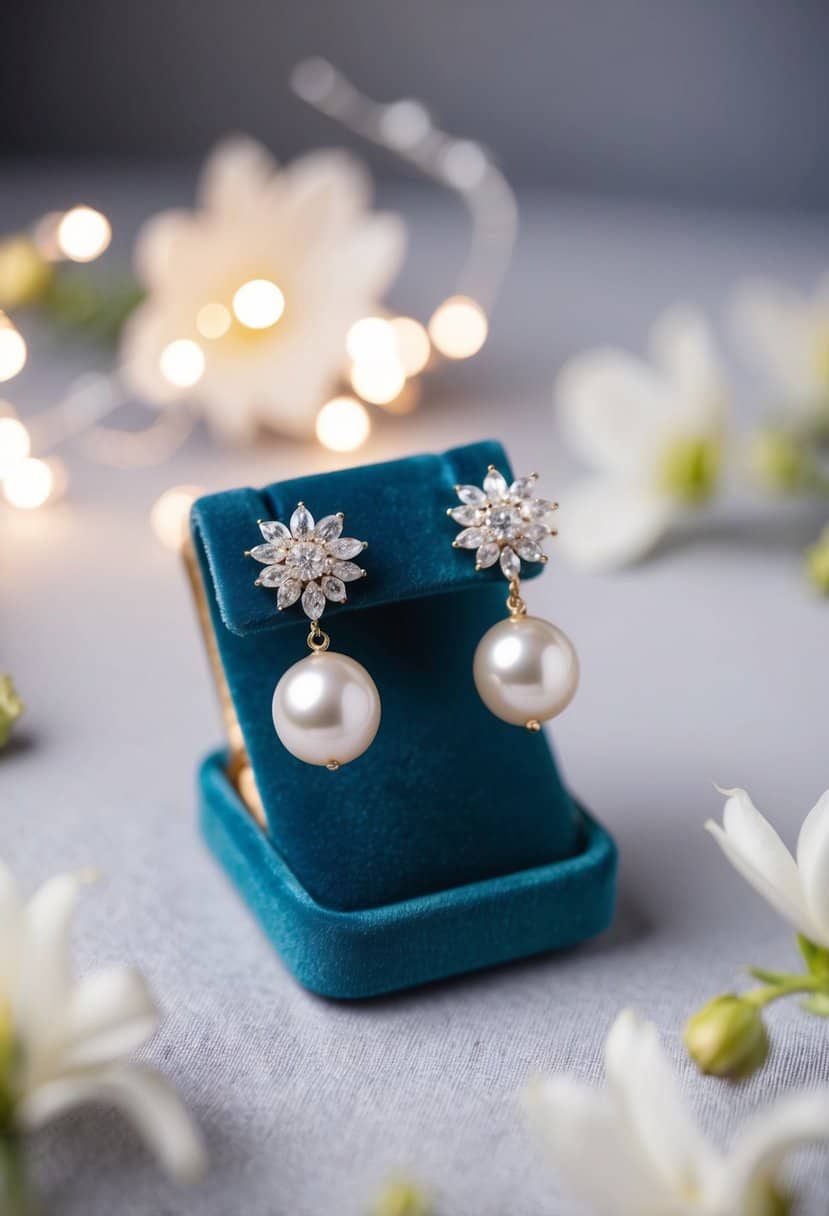 9+ Pearl Wedding Earring Ideas for a Charming Look