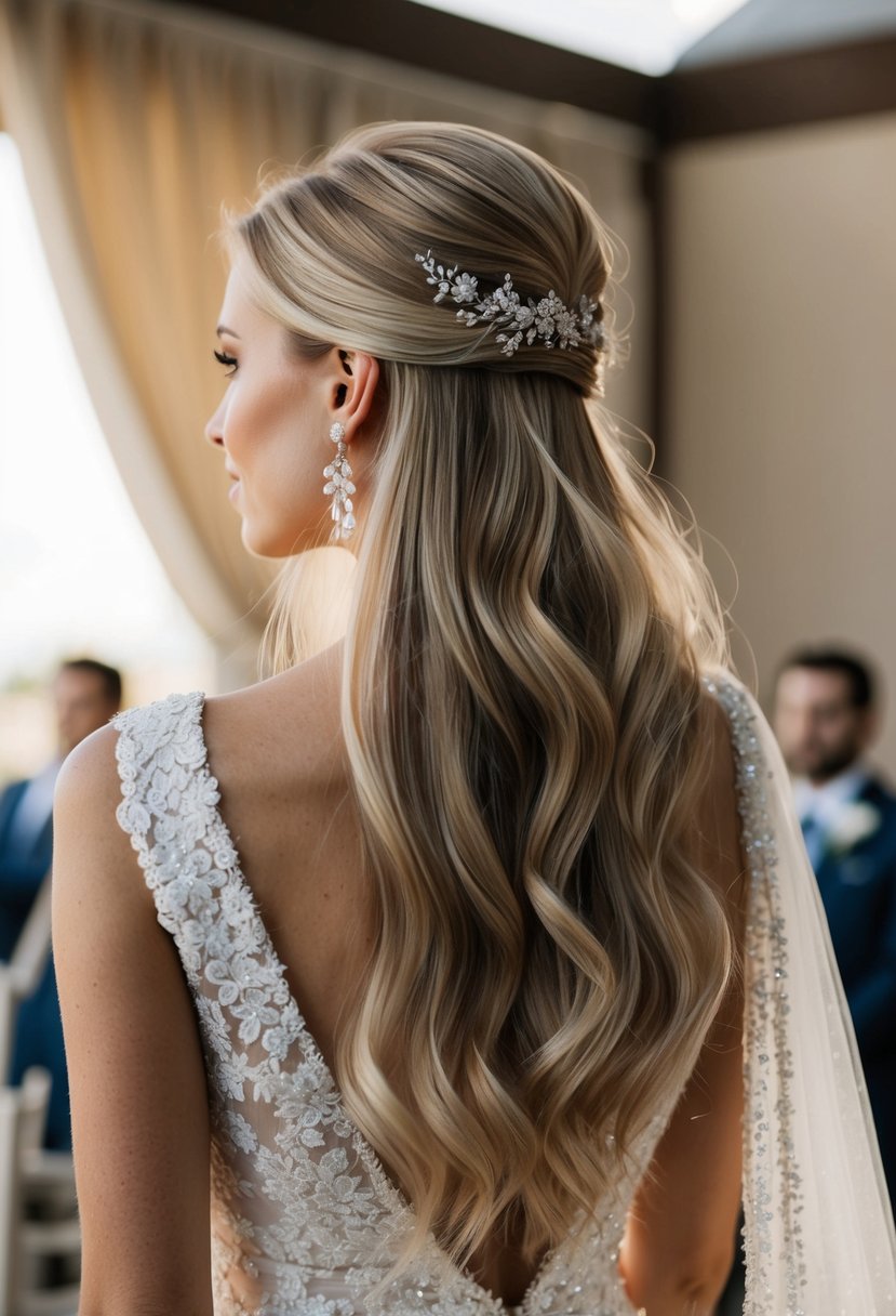 9+ Hair Down Wedding Earring Ideas to Elevate Your Bridal Look