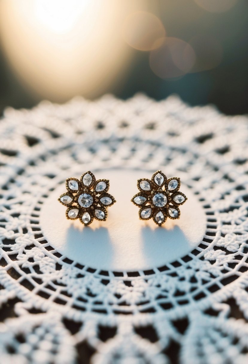 15 Vintage Wedding Earrings Ideas: Enhance Your Bridal Look