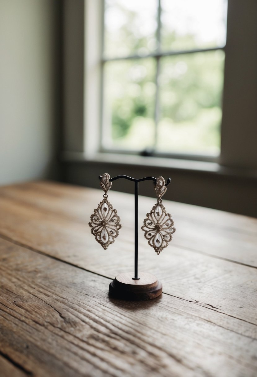 15 Handmade Wedding Earrings Ideas: Unique and Romantic Designs