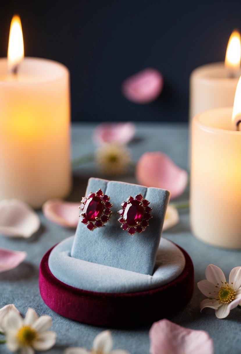 15 Ruby Wedding Earrings Ideas for a Perfect Anniversary Celebration