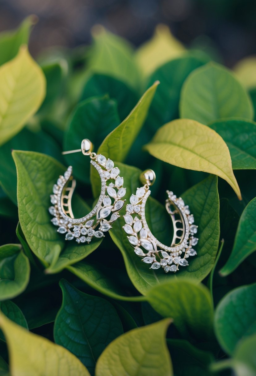 15 Leaves Wedding Earrings Ideas to Enhance Your Bridal Look