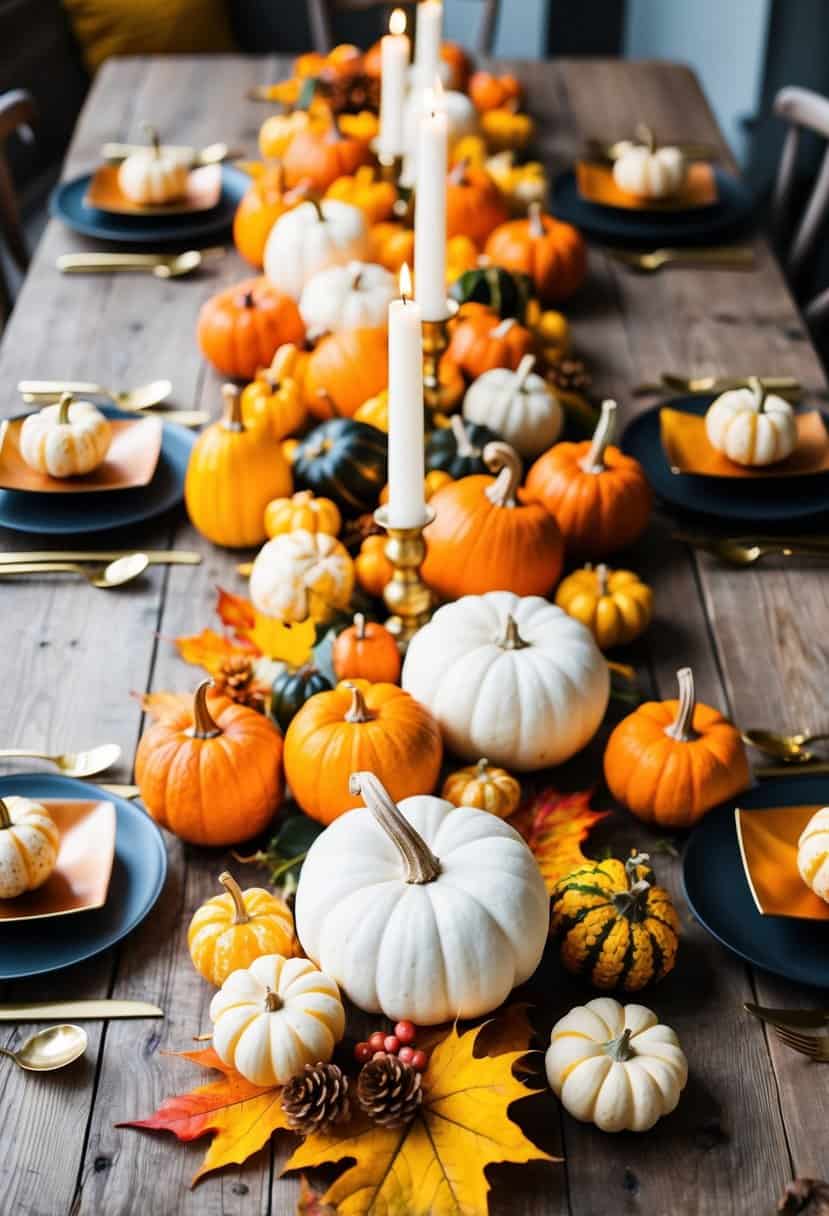 15 Fall Colour Wedding Table Decoration Ideas for a Cozy Celebration 15 Fall Colour Wedding Table Decoration Ideas for a Cozy Celebration