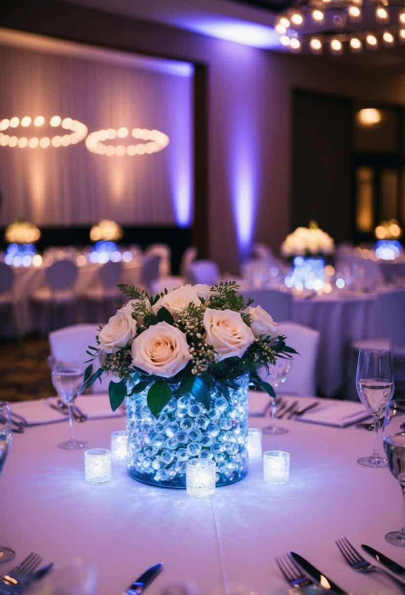 15 LED Light Wedding Table Decoration Ideas for a Magical Celebration
