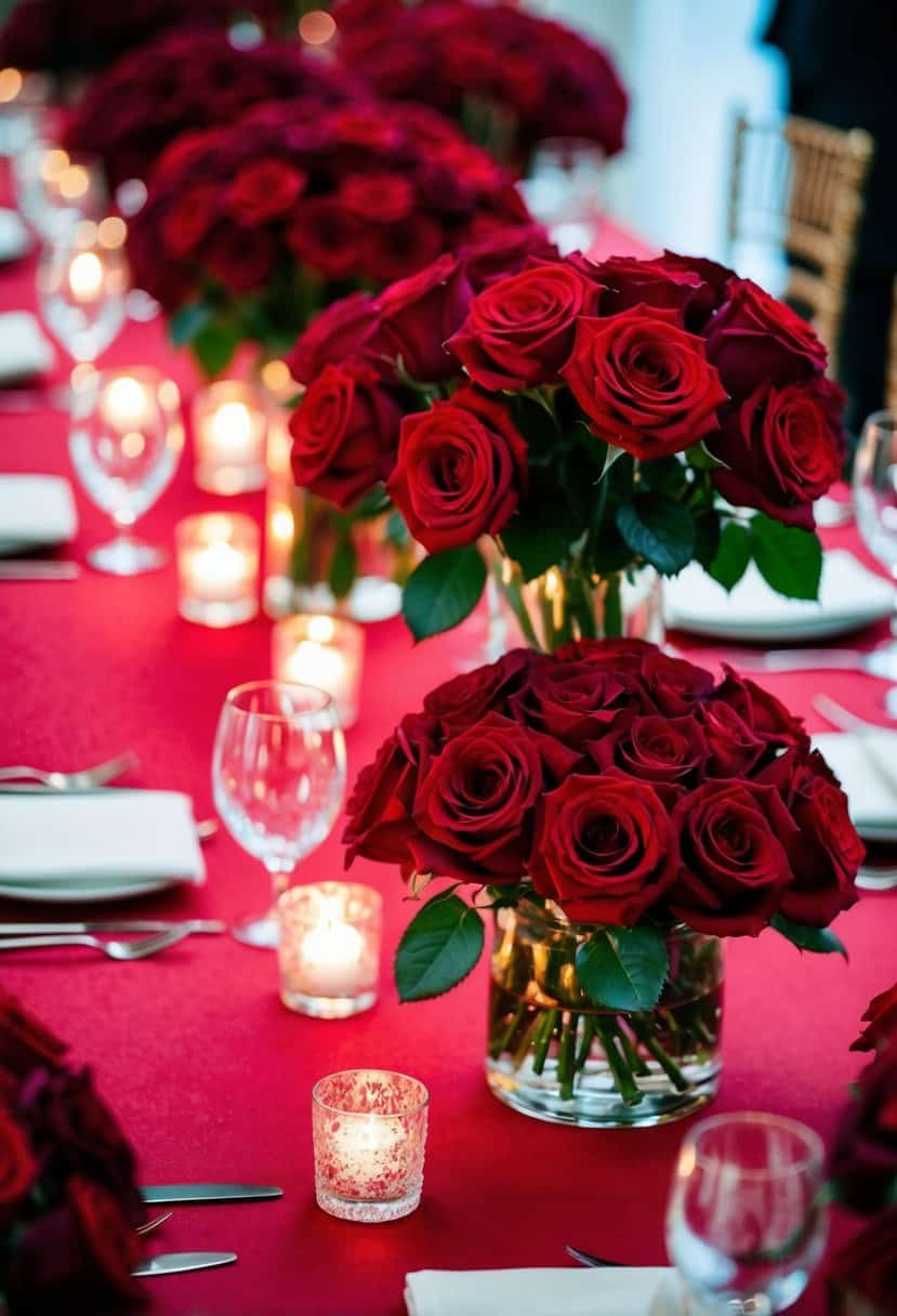 15 Red Wedding Table Decoration Ideas for a Cozy Celebration - OMG Hitched!