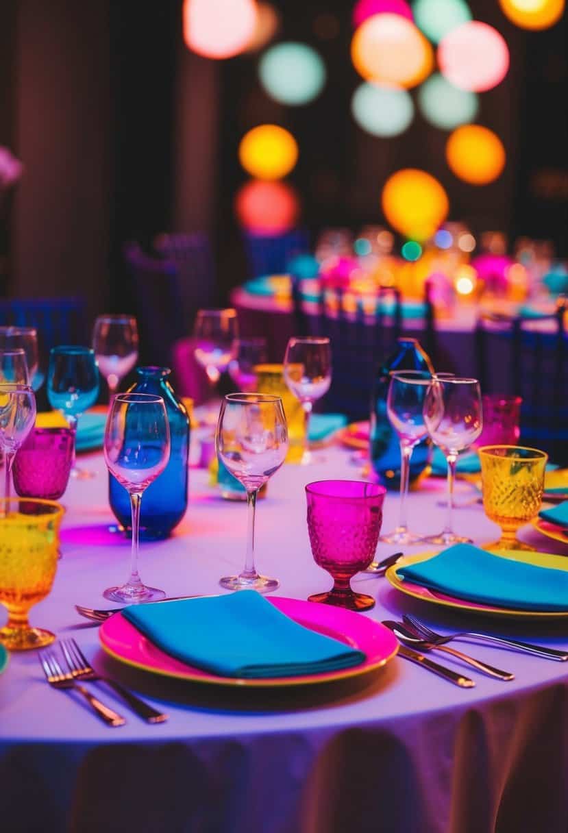 15 Neon Wedding Table Decoration Ideas for a Vibrant Celebration - OMG ...