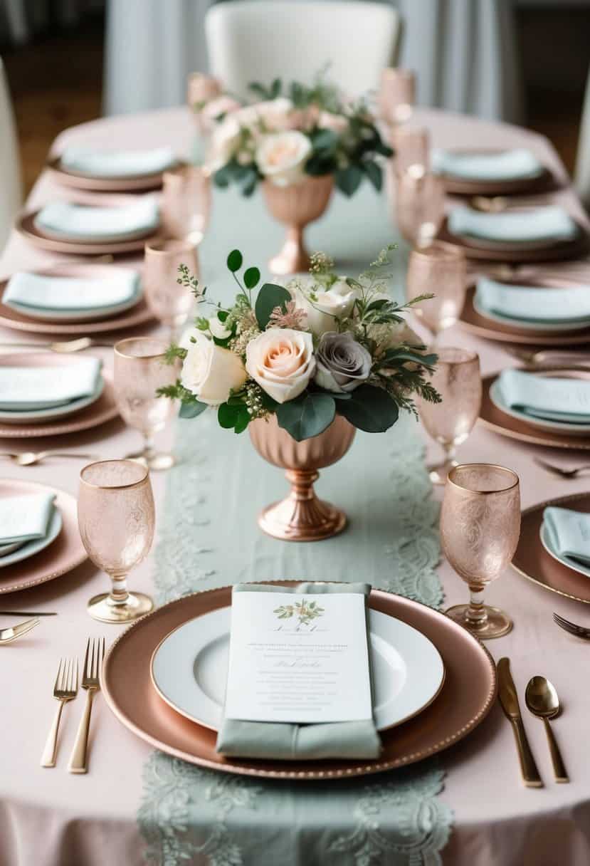 15 Rose Gold and Sage Green Wedding Ideas for a Stylish Celebration 15 Rose Gold and Sage Green Wedding Ideas for a Stylish Celebration