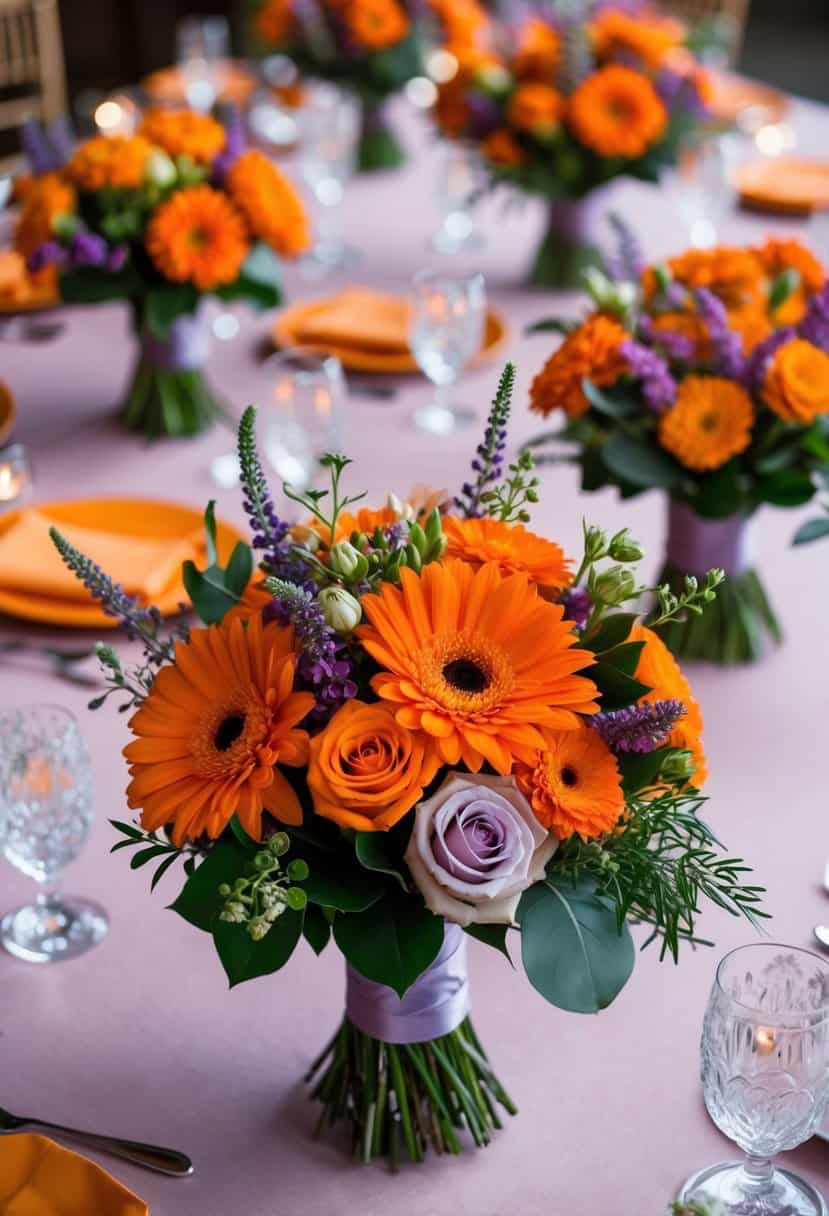 15 Orange and Lavender Wedding Color Ideas to Brighten Your Special Day 15 Orange and Lavender Wedding Color Ideas to Brighten Your Special Day
