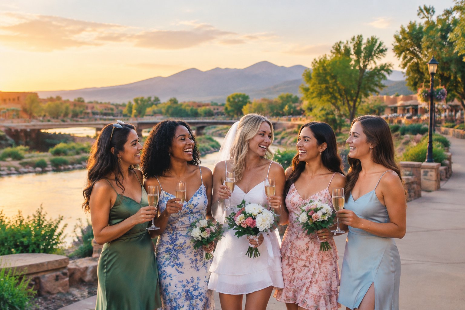 A group of women friends enjoying a celebratory afternoon together in Pueblo.