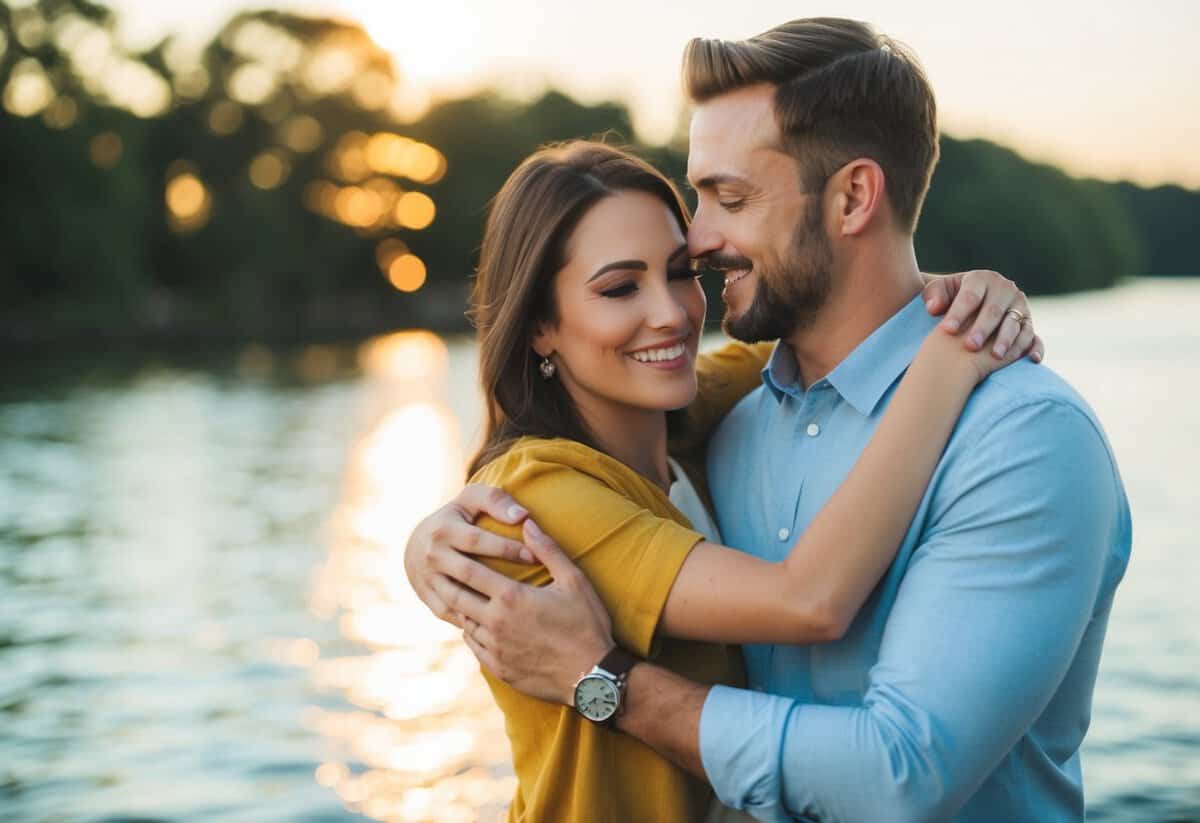 A man and woman embracing, symbolizing unity and loyalty