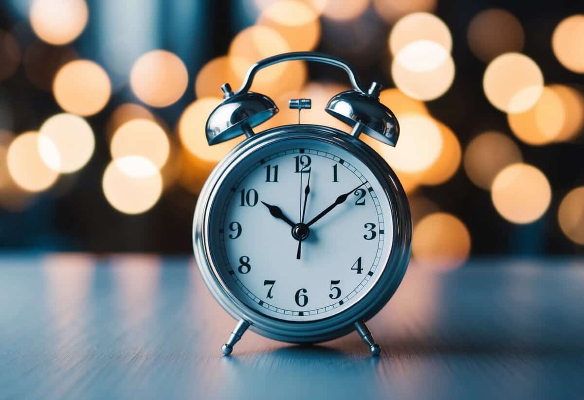 A clock ticking for 2.5 minutes