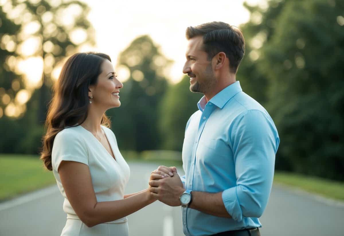 A wife standing by her husband's side, offering him unwavering support and partnership in their shared journey
