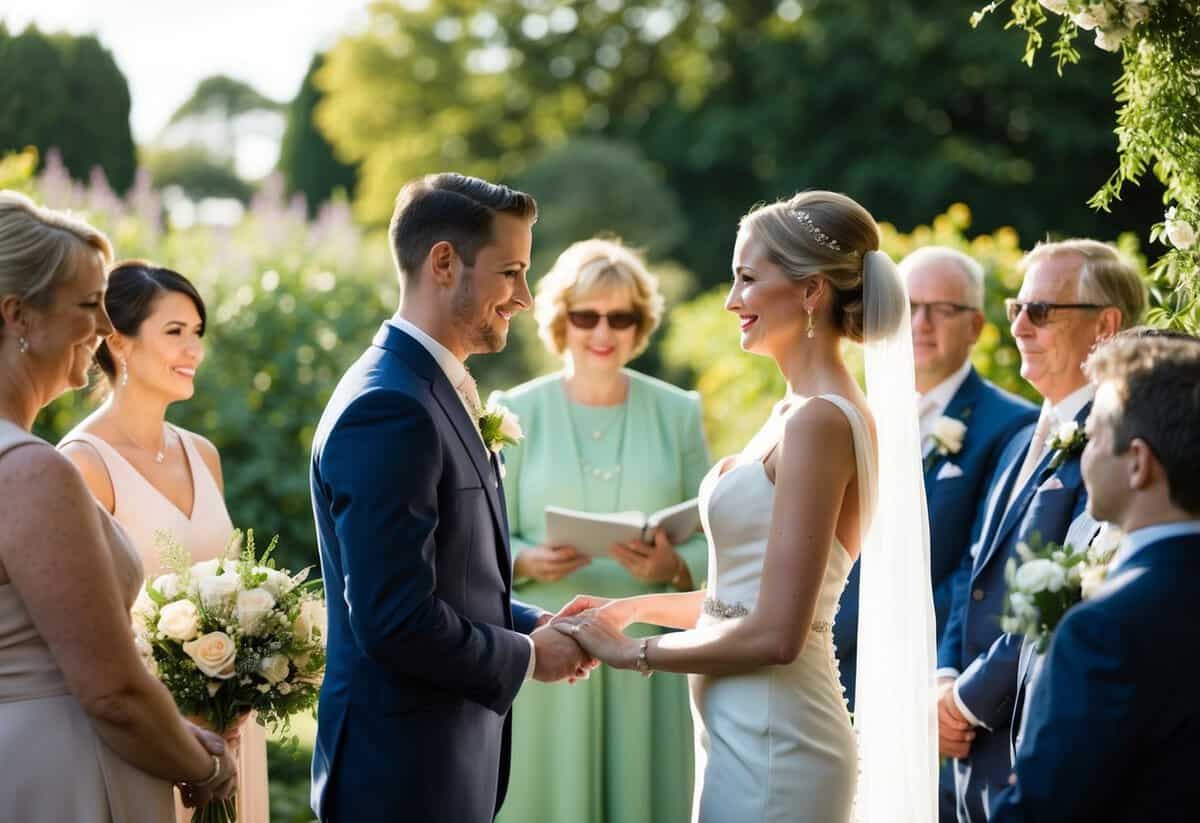 A bride and groom exchange vows in a sun-drenched garden, surrounded by family and friends. The videographer captures intimate moments and details, weaving them into a narrative of love and celebration
