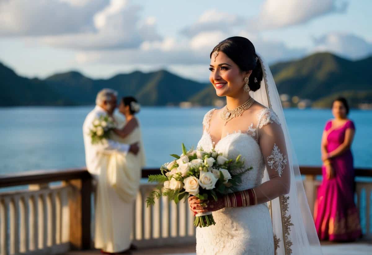 The bride's family pays for accommodation, transportation, and local customs at a destination wedding