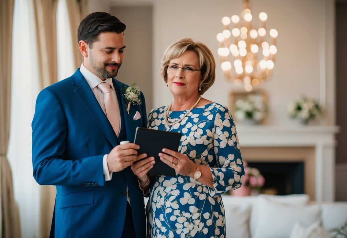 The mother of the groom should not interfere with wedding planning