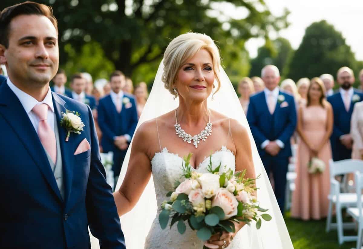 The mother of the groom should not overshadow the bride during the ceremony