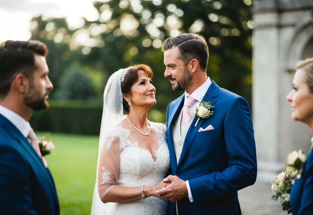 The mother of the groom should not overshadow the bride in any way