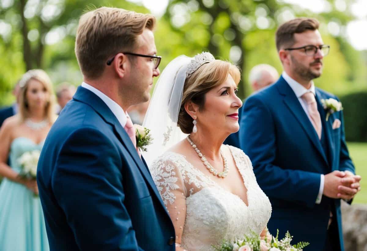The mother of the groom should not overshadow the bride during pre-wedding events. She should avoid being overly involved or taking attention away from the bride