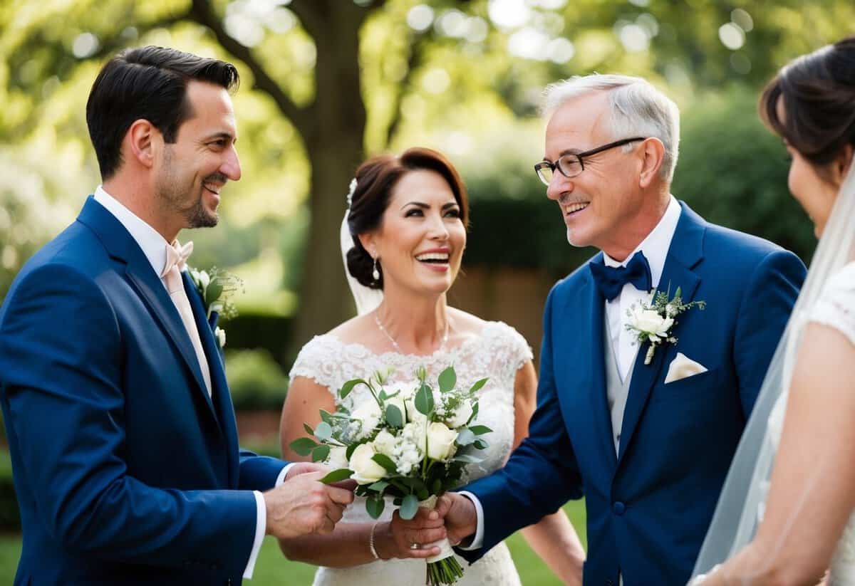 The groom's parents contribute financially to the wedding by paying for specific expenses such as the rehearsal dinner, the groom's attire, and any transportation or accommodations for out-of-town guests