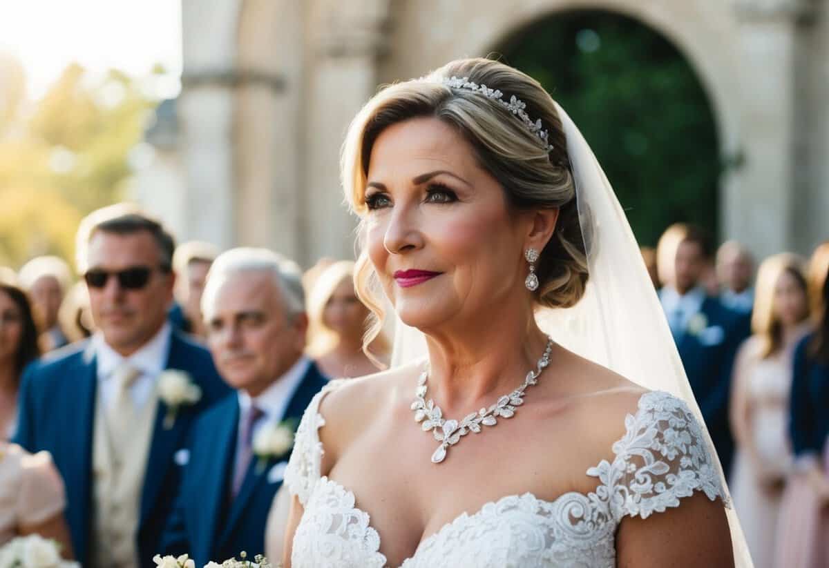A mother of the bride should not overshadow or upstage the bride